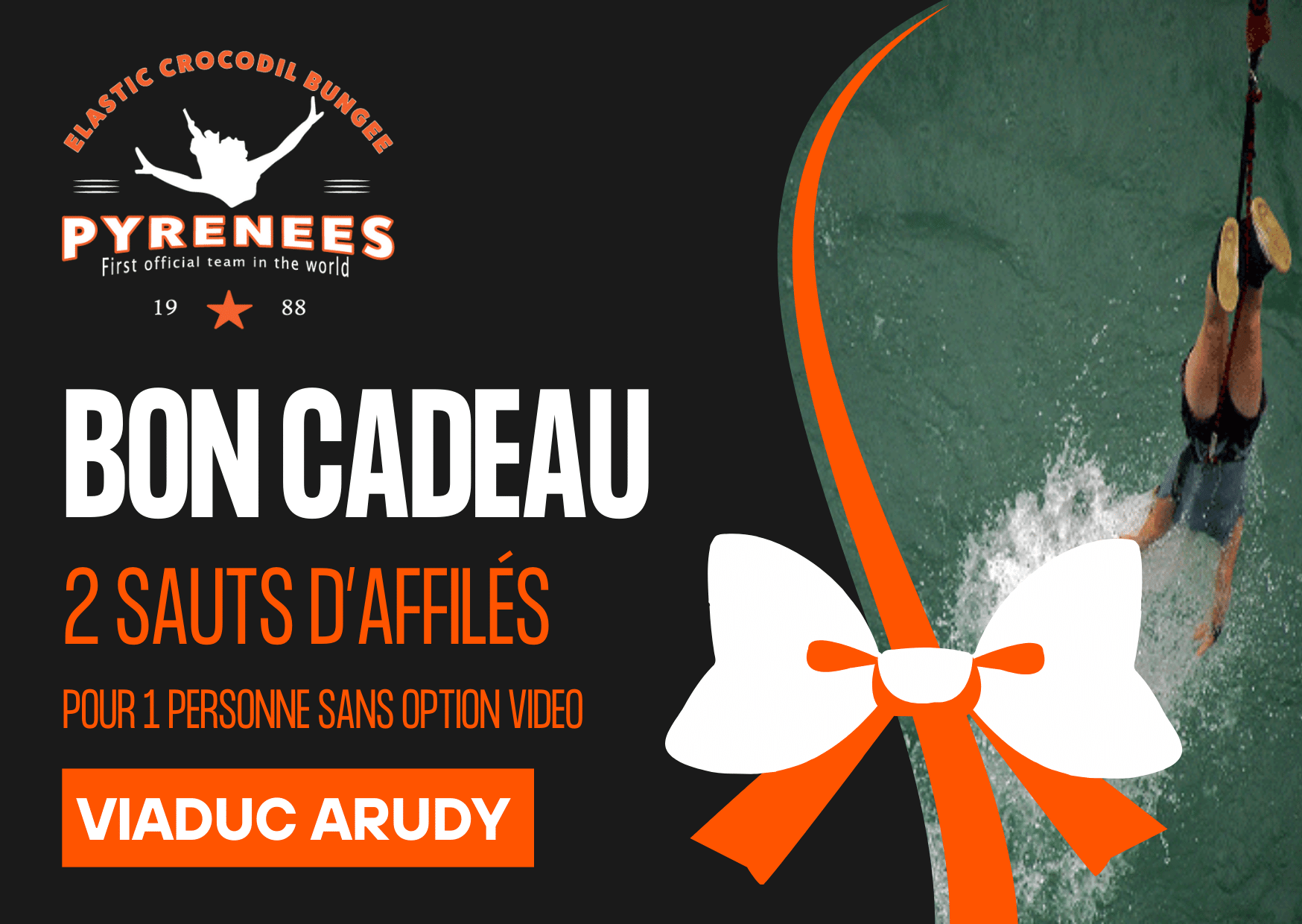 bon cadeau saut elastique pau VIADUC ARUDY 2 sauts daffiles sans OPTION VIDEO